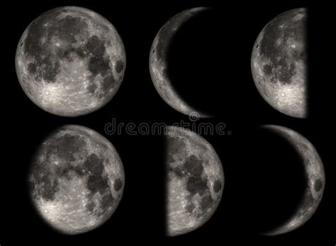 Moon Phases Stock Vector Illustration Of Detail Space 26957652