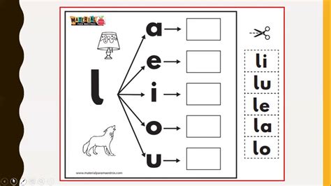 Actividades Para Trabajar La Letra L