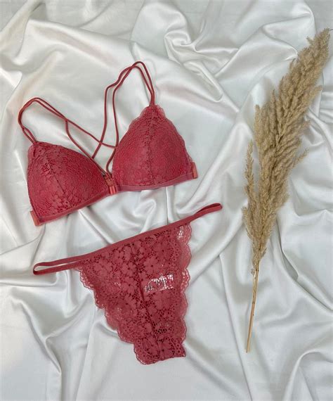 Ç dominant lingerie set pembe