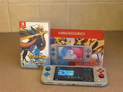 Mavin Nintendo Switch Lite Zacian And Zamazenta Pokemon Edition