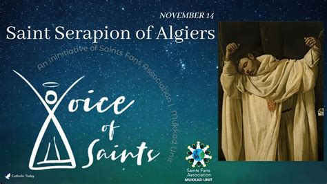 Saint Serapion Of Algiers Voice Of Saints November 14 Saints Fans