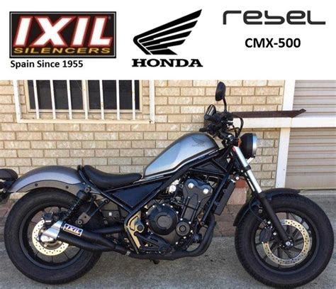 Honda Cmx500 Rebel 500 2017 2024 Ixil L3x Dual Hyperlow Xl Black Slip On Exhaust Xtrem