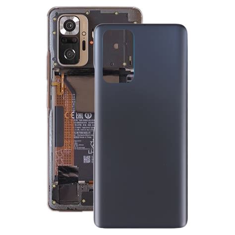 Tapa trasera de batería de vidrio para Xiaomi Redmi Note 10 Pro Redmi