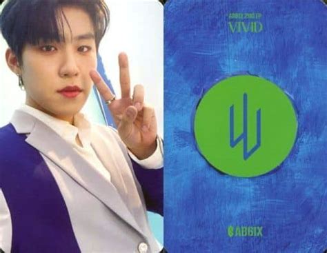 駿河屋 Ab6ix パク・ウジン Woojin 裏面青・緑 Cd「vivid」 D Ver 封入特典フォトカード（男性コレクションカード）