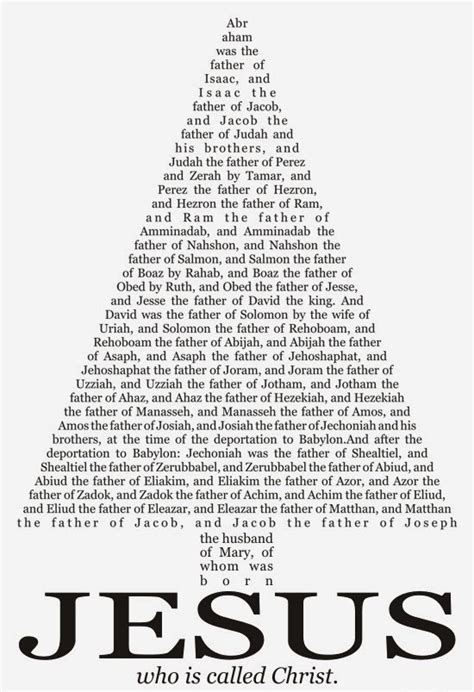 THE GENEALOGY OF JESUS – U of T St.George Bible Fellowship