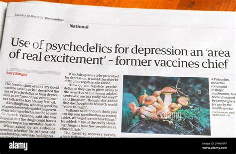 Use Of Psychedelics For Depression An Area Of Real Excitement