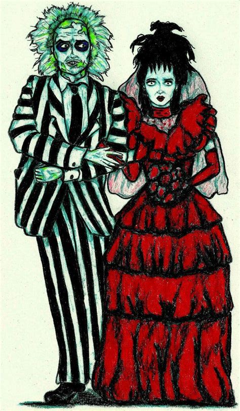 It S Showtime Beetlejuice And Lydia Print Wedding Gift Tattoo Flash