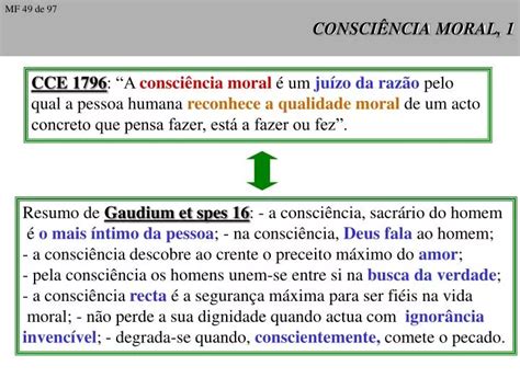 PPT CONSCIÊNCIA MORAL 1 PowerPoint Presentation free download ID