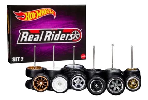 Hot Wheels Rlc Exclusive Real Riders Wheels Pack Set
