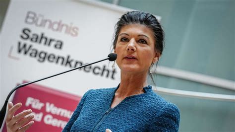 Wagenknecht Bildet Gruppe Im Bundestag Und Nennt Details