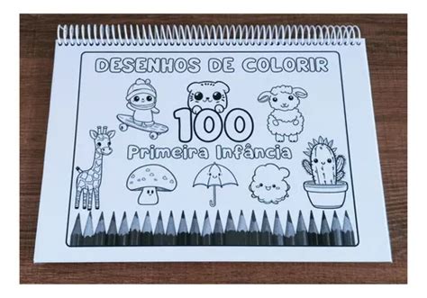 Caderno De Colorir Infantil - Primeira Infância - Arte Serena: 100 ...