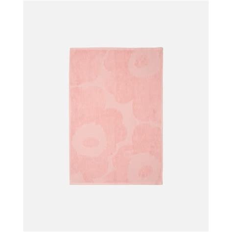 Marimekko Unikko Handduk Pink Powder X Cm Sleepo