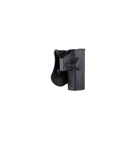 Amomax Holster Rigide Cz P Droitier Noir Rotatif