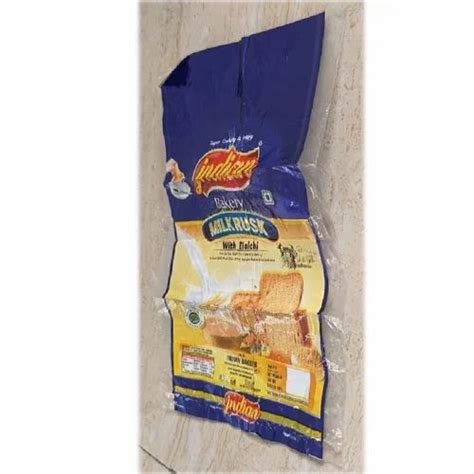 Printed Matte 1Kg BOPP Milky Rusk Packaging Pouch Heat Sealed At Rs