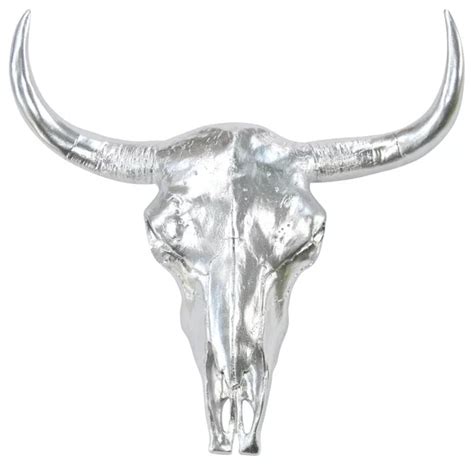 Buffalo Bison Skull Head Wall Mount Southwestern Wall Sculptures By Near And Deer Wall