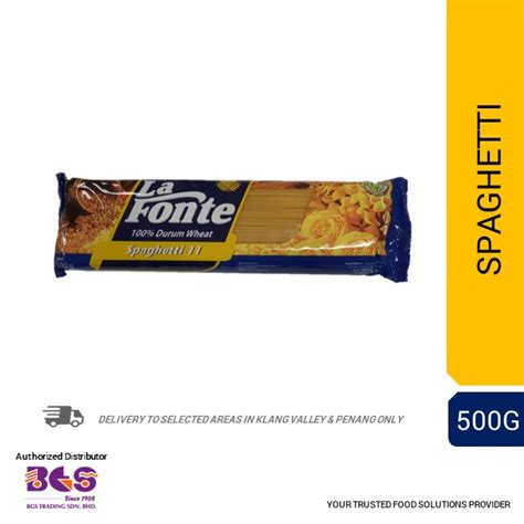 La Fonte Spaghetti No 11 500g Shopee Malaysia