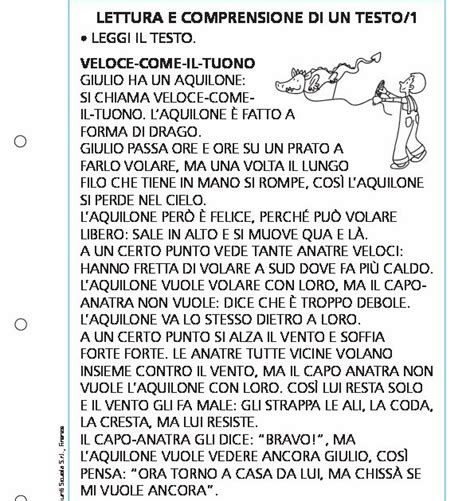 Lettura E Comprensione Di Un Testo A Giunti Scuola