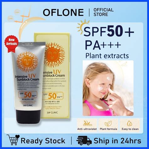 OFLONE 3W CLINIC Intensive UV Sunblock Cream Collagen SPF50 PA