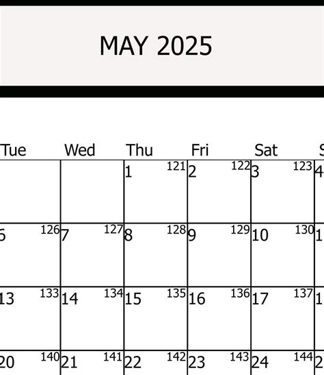 Digital May Calendar May 2025 Printable Calendar Vertical Print