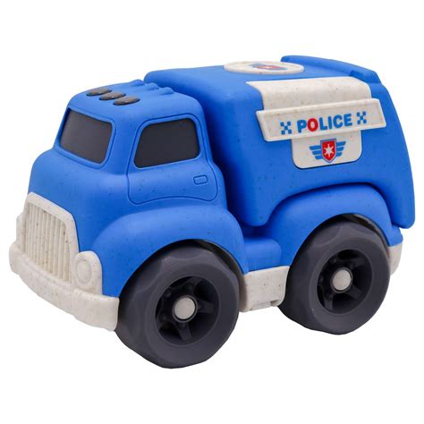 Игрушка Funky Toys Эко-машинка полиция Синяя 18 см FT0290663 FT0290663 ...