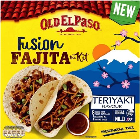 Old El Paso Mexican Fusion Teriyaki Flavour Fajita Kit 451g Compare Prices And Where To Buy