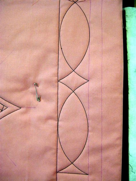 Ruler Design For Sashing Using A Semi Circle Machine Quilting