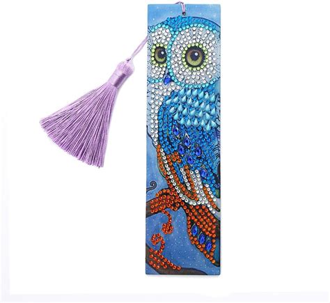 MWOOT 5D Diamant Malerei Lesezeichen Kits Diamond Art Painting Bookmark