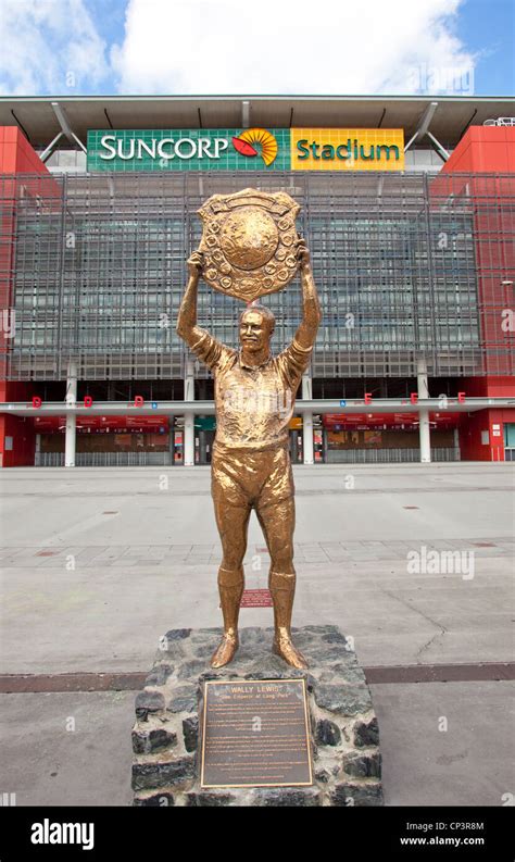 Statue of Wally Lewis, Suncorp Stadium, Brisbane, Queensland, Australia ...