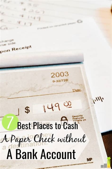 7 Best Places to Cash A Check Near Me - Frugal Rules