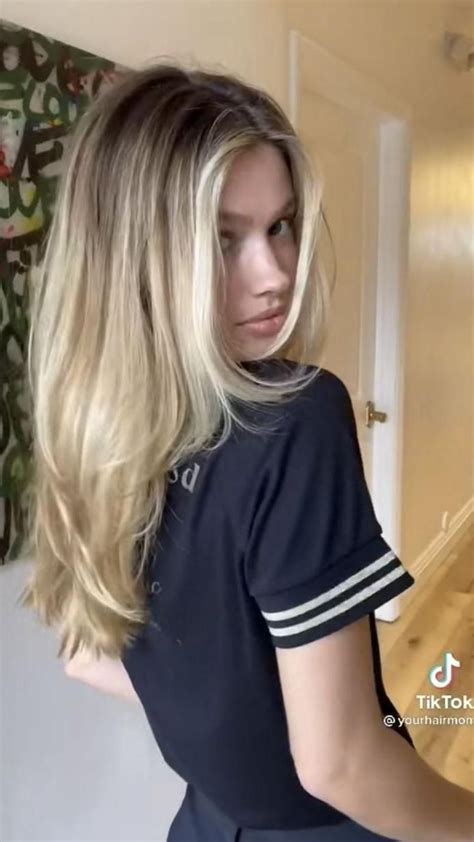 Victoria Secret Inspired Layers And Blonde Balayage Color Artofit