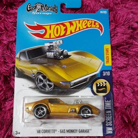 Hot Wheels Corvette Gas Monkey Garage Ready Stock Shopee Malaysia