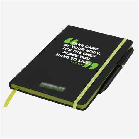 Herbalife Nutrition Branded Note Pad With Pen Jim Rohn Etsy