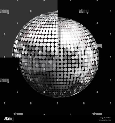 Disco Ball Background Black