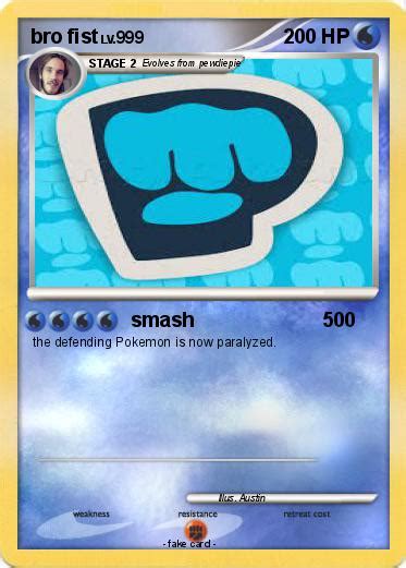 Pok Mon Bro Fist Smash My Pokemon Card