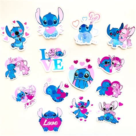 Stich Stickers Stitch Stitch Stickers Angel Stickers Stitch