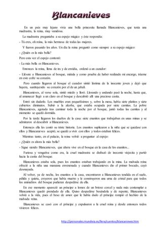 Blancanieves Pdf