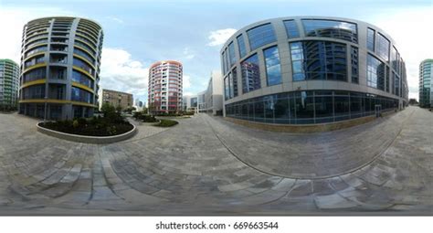 360 Panorama Vr Image Modern City Stock Photo 669663544 | Shutterstock