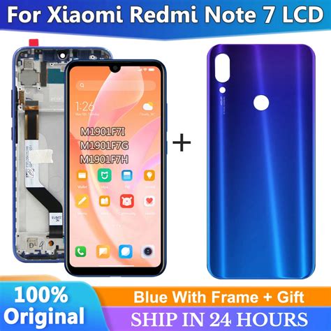 Oryginalny 6 3 dla Xiaomi Redmi Note 7 wyświetlacz LCD ekran dotykowy