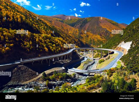 The New Sichuan Tibet Line Stock Photo Alamy