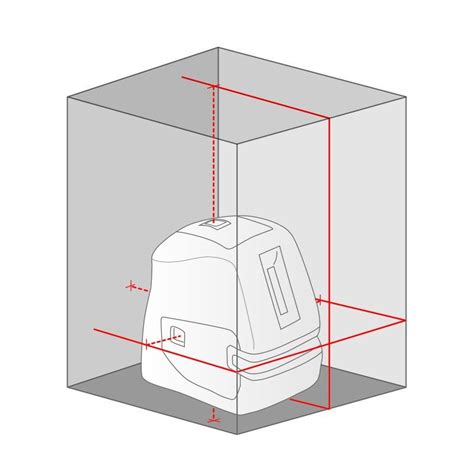 Niveau Automatique CR5D Croix 5 Points METRICA 61360