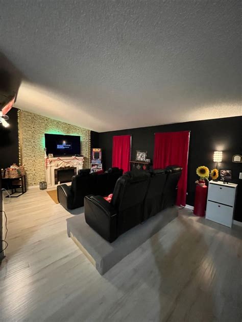 Theatre living room | Living room, Home theater rooms, Home theater ...