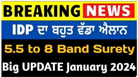 Big Update Band Surety By Idp January Ielts Exam Prediction