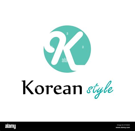 Logo for Korean fashion store or web site in style design. Vector ...