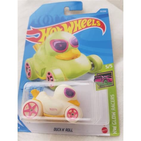 Hot Wheels Duck N Roll HW Grow Racers Grow In Dark Dash F Shopee Malaysia