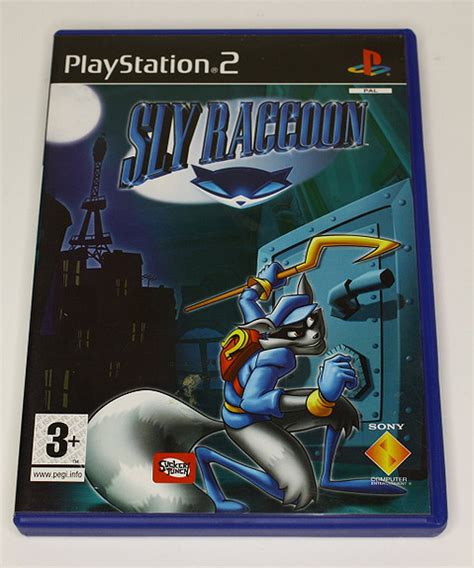 Sly Racoon til PS2 Strøkent Ripefri plate Komplett m manual