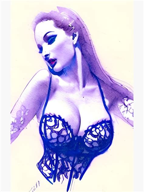 Baroque Goth Fantasy Lingerie Original Sexy Erotic Ecchi Pinup Female Model Pose Babe Hentai