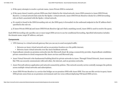 Azure Dns Private Resolver Azure Example Scenarios Microsoft Learn Pdf