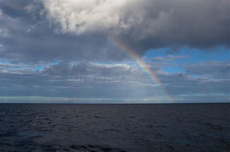 Arco Iris Y El Mar Del Caribe Imagen De Archivo Imagen De Tropical