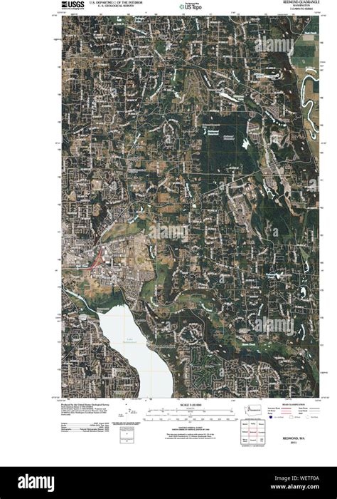 Map of redmond washington Cut Out Stock Images & Pictures - Alamy