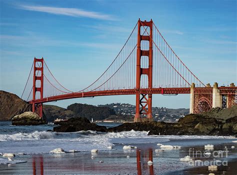 Golden Gate Bridge From Baker Beach Photograph By Megan Crandlemire